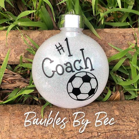 Number 1 Coach Bauble